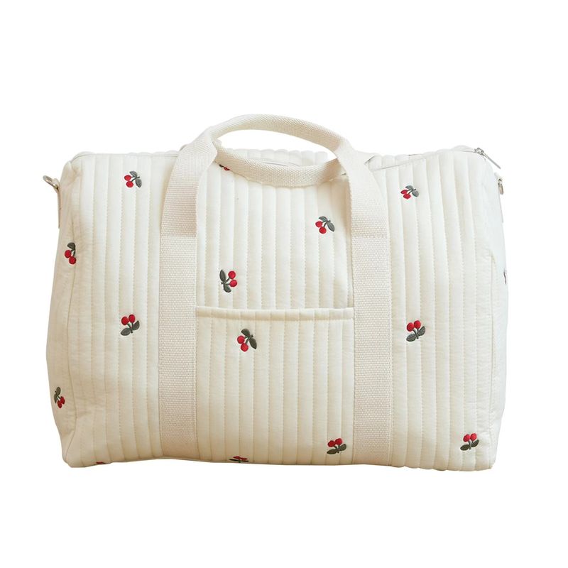 Borsa da viaggio ricamata, grande capacità, leggera, da portare a mano, borsa Boston, borsa porta pannolini per passeggino_voghion.com