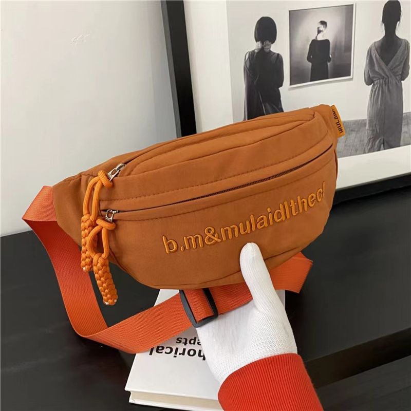 Borsa a tracolla sportiva da donna in tela per il tempo libero nel 2024, nuova borsa a tracolla alla moda per autunno e inverno, borsa versatile in tessuto per_voghion.com
