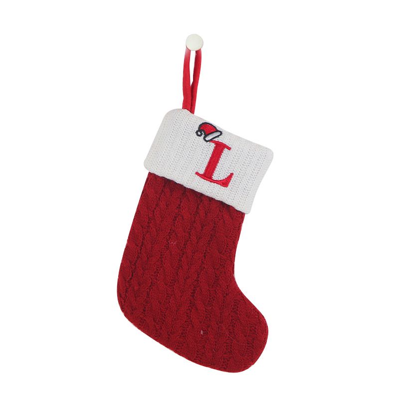 2023 Exquisite Christmas Socks, Knitted Christmas Socks, Letter Socks, Christmas Pendant Gift Bag_voghion.com