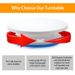 Kit Cake Cake Rotating Table Baking Base Stand Supplies Drating 108Pcs Turntable Tools 11in Cake Revolving_voghion.com