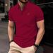 Men's Clothing Business Shirt With Lapel And Short Sleeves And Camel Embroidery Business Casual Daily Tops_voghion.com