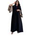 Damenbekleidung Leopardenkleid Robe Langer Rock Naher Osten Muslim Strickjacke_voghion.com