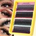 False Eyelashes False Eyelash Extension Set Single Cluster Of Hair 196 Clusters Thick Makeup Big Eyes D Curved Curled Eyelashes_voghion.com