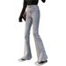 Micro Flare Jeans für Damen, hohe Taille, Übergröße, neuer Hongkong-Stil für Frühling und Herbst, hängendes Gefühl, Papa sieht schlank aus,_voghion.com