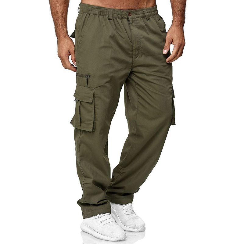 Herren Casual Pocket Combat Cargohose Skater Boy High Street Trend Lose Arbeitshose Sport Skateboard Hose Wandern_voghion.com