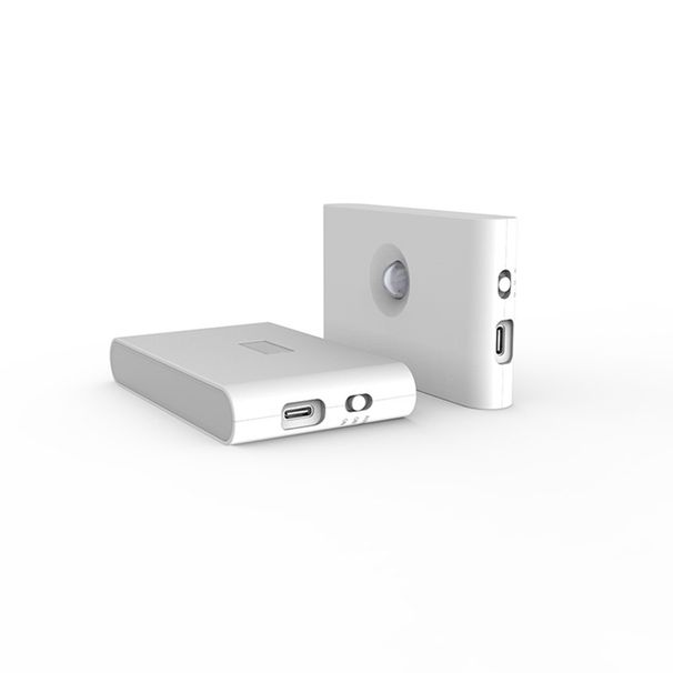 Sensor de movimento LED sem fio luz noturna lâmpada de quarto USB recarregável economia de energia automática parede-montado corpo lâmpada de indução_voghion.com