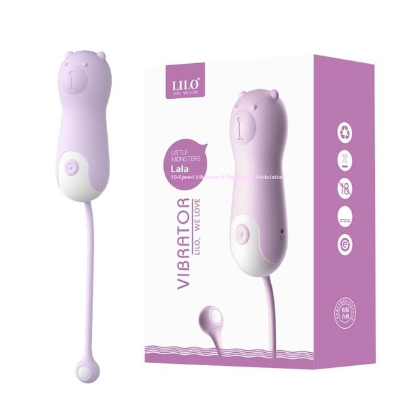 LuvBox Laile Lala Bear Vibratore Silenzioso con Succhiamento Invisibile, Dispositivo di Autodifesa Silenzioso per Donne, Piccolo Giocattolo Istantaneo_voghion.com