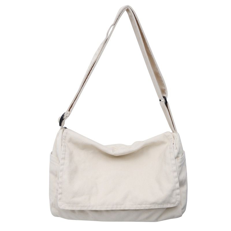 Crossbody Bag Canvas Bag Slouchy Crossbody Bag Female Art Class Bag Messenger Bag Casual Shoulder Bag Male_voghion.com