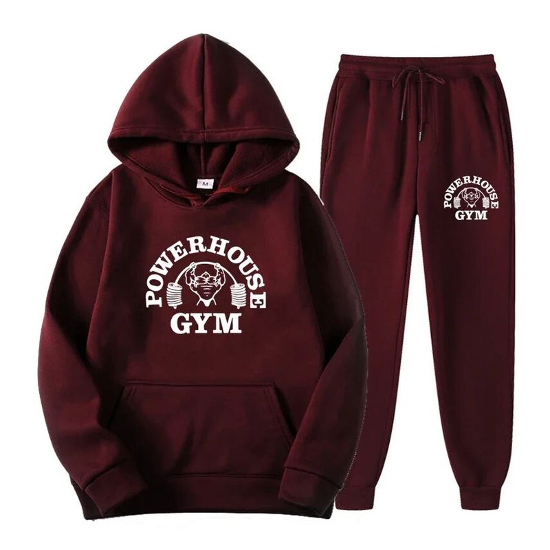 Marque de mode hommes survêtements automne nouveaux hommes sweats à capuche + pantalons de survêtement deux pièces costume à capuche ensembles décontractés vêtements masculins_voghion.com