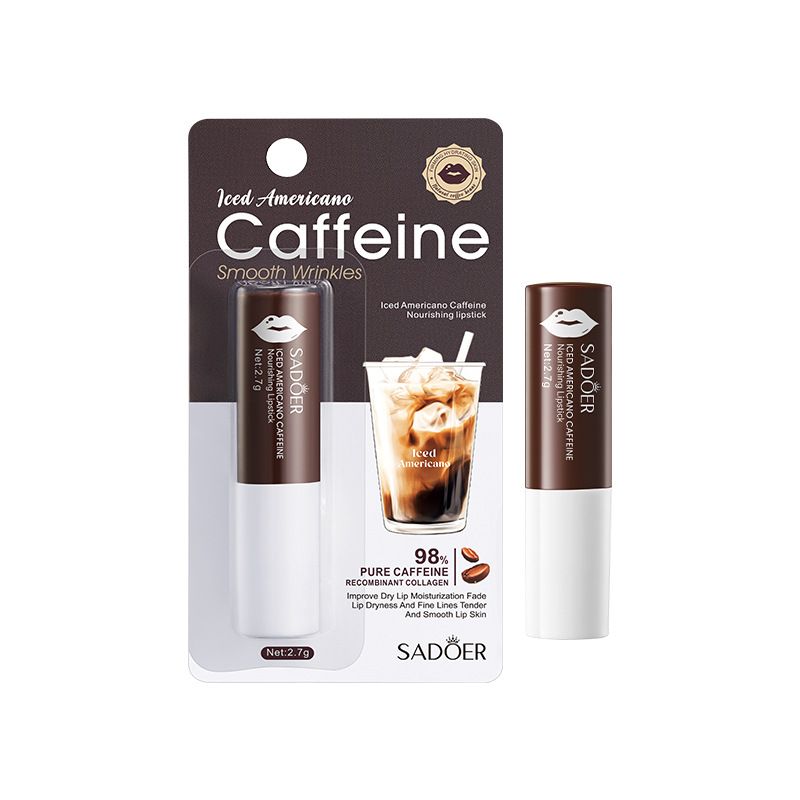 Full English Ice Americano Caffeine Nourishing SADOER Anti-Chap Moisturizing Lip Balm_voghion.com