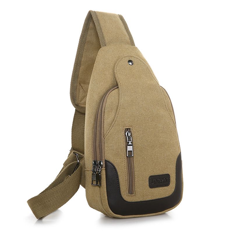 Herren Brusttaschen Hüfttaschen Brusttasche Canvas Tasche Messenger Bag Herren Umhängetasche Brust Kleiner Rucksack Freizeittaschen_voghion.com