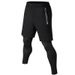 Men's Clothing Men's Quick Drying Pants Autumn And Winter Five Point Pants Running Tight Elastic Training Men's Shorts_voghion.com