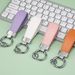 T Shaped Leather Keychain Stylish And Simple Mini Key Ring Creative Portable Color Pendant Key Chain_voghion.com