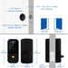 Smart with Keypad, Fingerprint Lock, Biometric Keyless Entry Door Auto Digital Electronic Lock for home_voghion.com