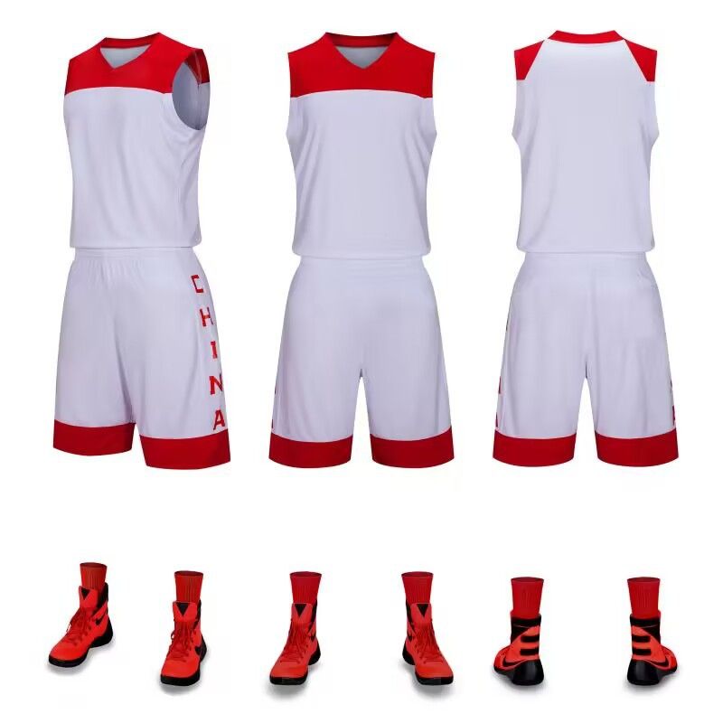 Speed competition training suit, vest jersey, adult basketball suit set, men's and women's printed sports team uniforms_voghion.com