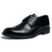 TerraStride Pointed Toe Shoes For Men, British Style, Trendy Business Formal Black Versatile Breathable Casual Men's Leather Shoes,_voghion.com
