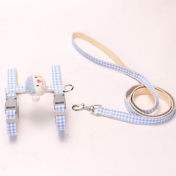 I-förmiges Brustgeschirr Haustier Kleine süße Schafhunde Walking Cat Leine Fabrik_voghion.com