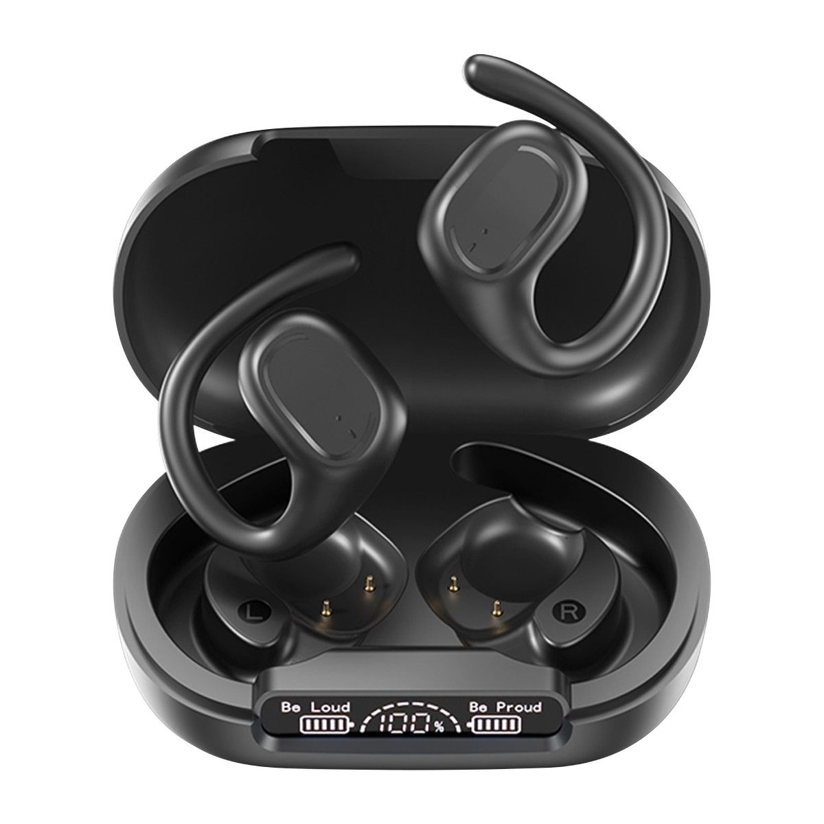 TWS Wireless Bluetooth V5.4 Headset Ohrhörer Ohrhörer Stereo Kopfhörer Ohrbügel_voghion.com