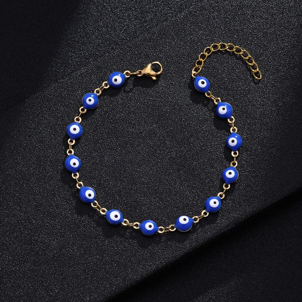 Hotsælgende øjenarmbånd kvindeligt temperament online berømthed veninder par mode perler element armbånd søde smykker_voghion.com