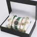 Conjunto de regalo de reloj de pulsera para mujer, reloj para mujer, conjunto de pulsera y joyería._voghion.com