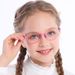 2234 New TR90 Colored Flat Light Non degree Children's Primary School Glasses Frame Cross Mirror Style_voghion.com