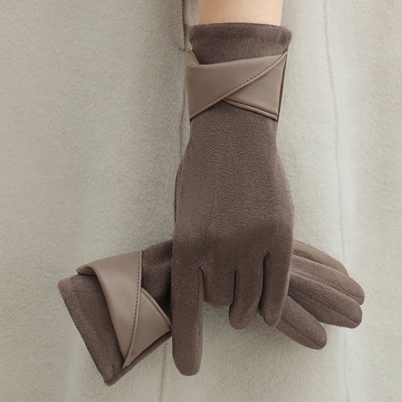 Winterplüschhandschuhe, warme Handschuhe, Sporthandschuhe, hautfreundlicher und warmer Plüschstoff, der Ihnen ein angenehmes Tragegefühl bietet
_voghion.com