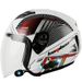 Smart Bluetooth Motorcycle Half Helmet With Long Battery Life, Hands-Free Calling & Music, 3C/DOT Certified, Unisex, Multiple Color Options_voghion.com
