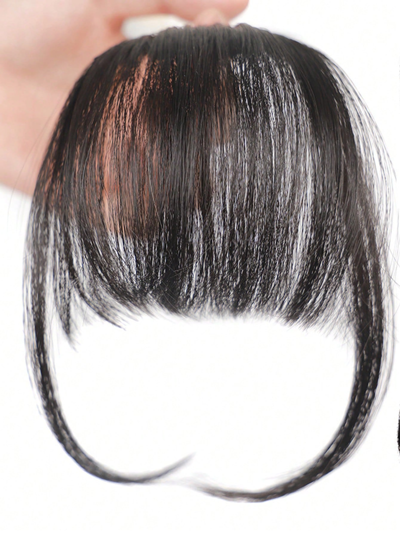Franja curta e reta de cabelo sintético_voghion.com