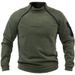 ActiveGo ActiveGo Thick 280g Fleece Cross-Border In Stock European And American Stand Collar Loose Solid Color Outdoor Warm Tactical Men's_voghion.com