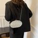Neues Design Muschelblattförmige High-End-Abendtasche aus Acryl mit einer Schulter und Umhängetasche für Damen_voghion.com