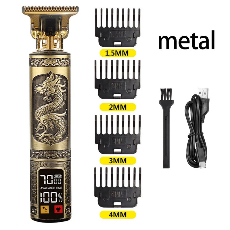 Clipper Regolabarba Ricaricabile Tagliacapelli Taglia Capelli Professionale_voghion.com