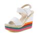 Dammeschuhe Summer Neie Stil Super High Heel Wedge Sandalen Stréi Braut Fëschmond Réimesch Reebou 43 Grouss Gréisst Dammeschuhe_voghion.com