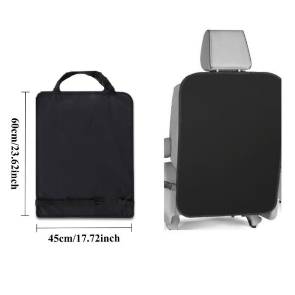 Abdeckung für Kinder, wasserdichte Trittmatten, Rücksitzschutz, langlebiger Autositz-Rückenlehnenschutz für Fahrzeuge_voghion.com