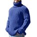 Pulse Pulse Cross-Border Turtleneck Solid Color Slim Fit Knitted Top 2025 Autumn Winter New Fashion Sweater European And American_voghion.com