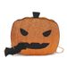 Borsa a tracolla con zucca glitterata a tema Halloween per donna - Borsa a tracolla in PU riflettente retrò con tasche con cerniera, accessorio alla moda e divertente_voghion.com