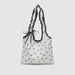 Borsa in tela a pois con fiocco coreano, borsa a mano con coulisse e plissettatura per ragazze dolci_voghion.com