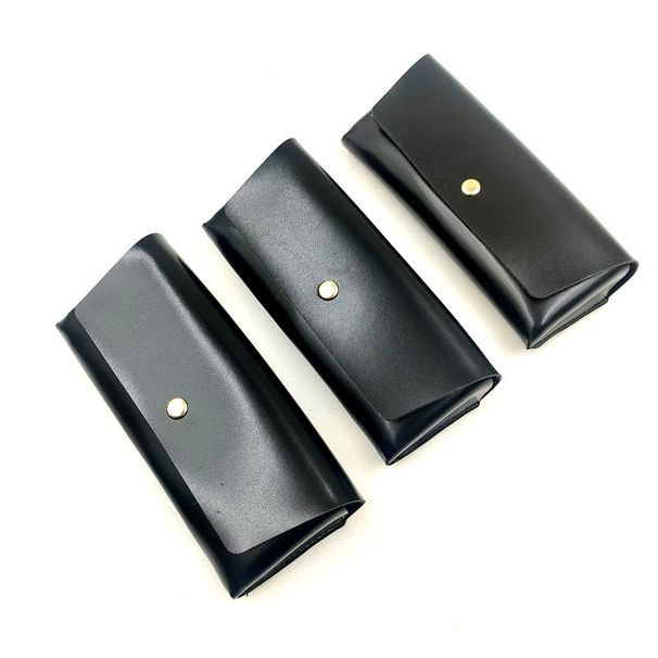 Occhiali da sole unisex in pelle, scatola portaocchiali portatile da esterno, scatola portaocchiali in pelle alla moda, borsa morbida, borsa per occhiali_voghion.com