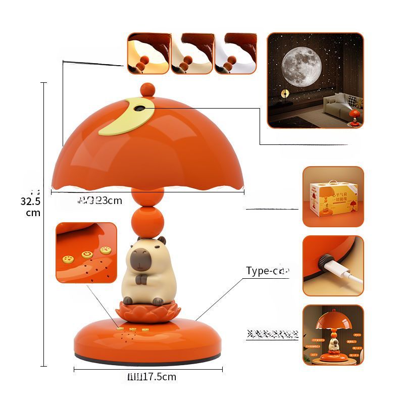 Cute Kapibara Table Lamp Decoration Ornament Wedding Engagement Gift For Best Friend New Home Birthday Present_voghion.com