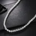 Ready Stock sterg Sier 20-24Inch 5MM Faucet Chain Necklace For Woman Man Fashion Party Wedding Accessories Jewelry Christmas Gifts_voghion.com