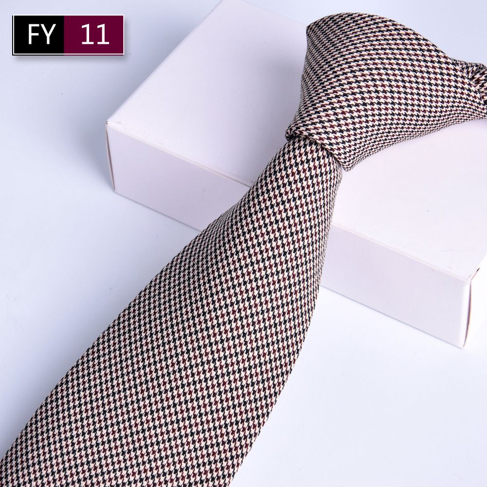 Tie For Men Striped Formal Business Professional Executive 7.5cm Hand-tied Elegant Gray TR Fabric Wool-like Collar_voghion.com