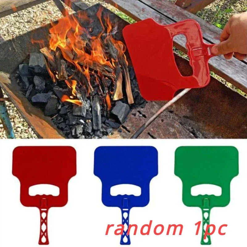 BBQ Hand Crank Blower Barbecue Fan Tool Manual Combustion Outdoor Cook Camping_voghion.com