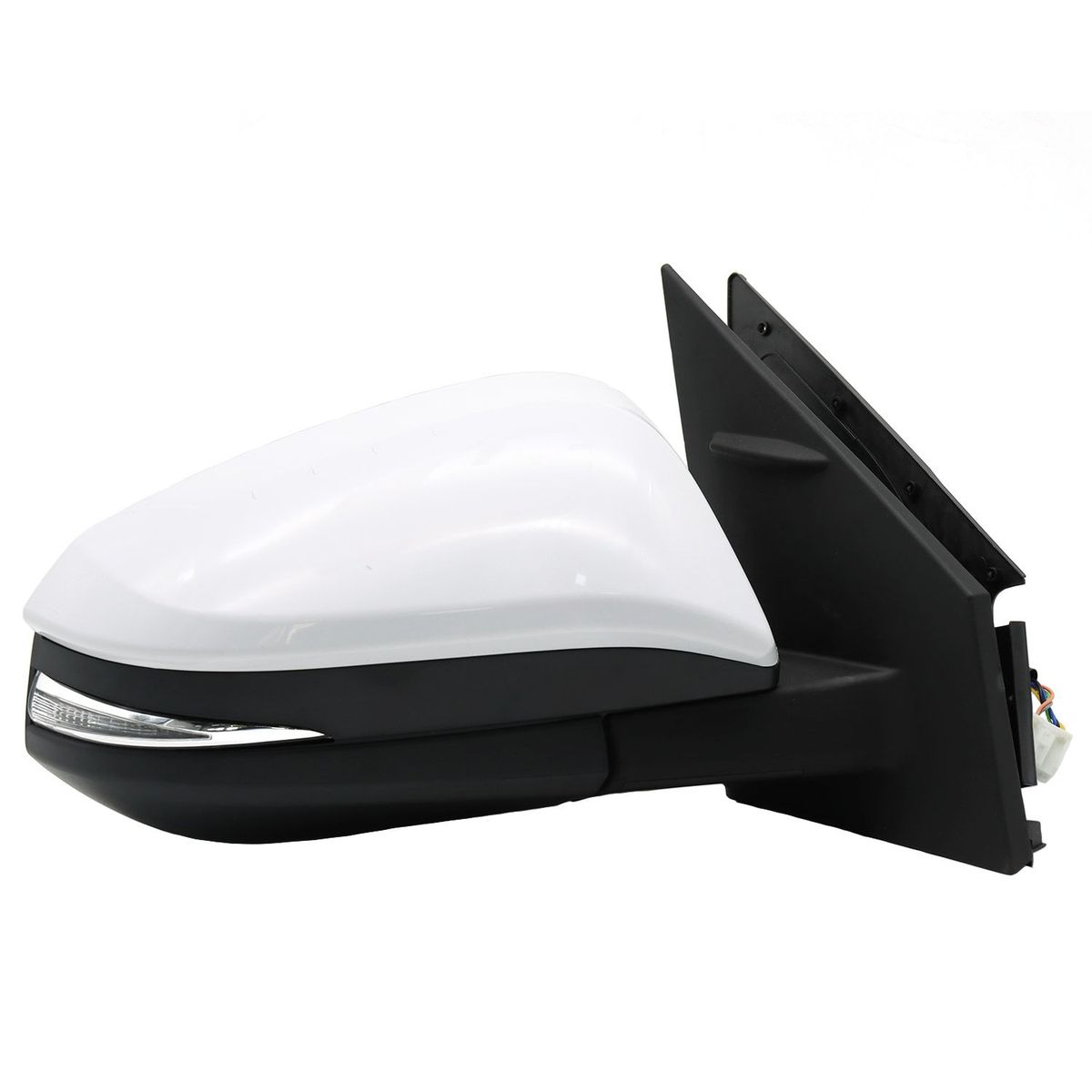 2013-2015 Toyota RAV4 Rearview Mirror, American Version, Mirror Electric, Manual Folding, 7-wire, Turn Signal, Heating, Left_voghion.com