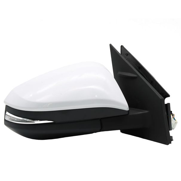 2013-2015 Toyota RAV4 Rearview Mirror, American Version, Mirror Electric, Manual Folding, 7-wire, Turn Signal, Heating, Left_voghion.com