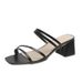 Women's Sandals Clogs Heeled Sandals Bohemia Styles Sandals Trekking Shoes Mid High Heel Strappy Sandals _voghion.com