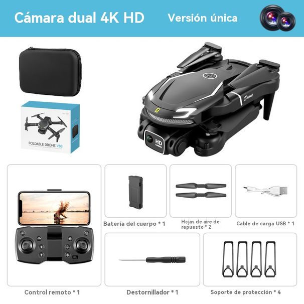 Drone professionnel longue portée 8K HD V88 Retour Pliable Jouet télécommandé en forme de clitoris_voghion.com