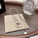 Collana con doppio anello vintage in argento Gu Jia, ciondolo a forma di catena O, personalità alla moda_voghion.com