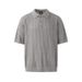 Polo da uomo in maglia a maniche corte, stile coreano, sottile e traspirante, con colletto rovesciato, MYQ Summer_voghion.com