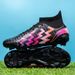 Scarpe da calcio alte per giovani studenti con unghie lunghe, scarpe da allenamento in erba artificiale rotte, scarpe da calcio da uomo e da donna_voghion.com