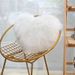 Luxury Faux Wool Throw Pillow Cover - Soft Fluffy Nordic Style Cushion Cover For Sofa, Bed, Home Decor (45x45cm, White Silver)_voghion.com
