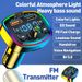 Hands-Free Bluetooth-compatible 5.0 FM Transmitter 2 Fast MP3 Player Audio Receiver Car Charger Kit Handsfree Modulator_voghion.com